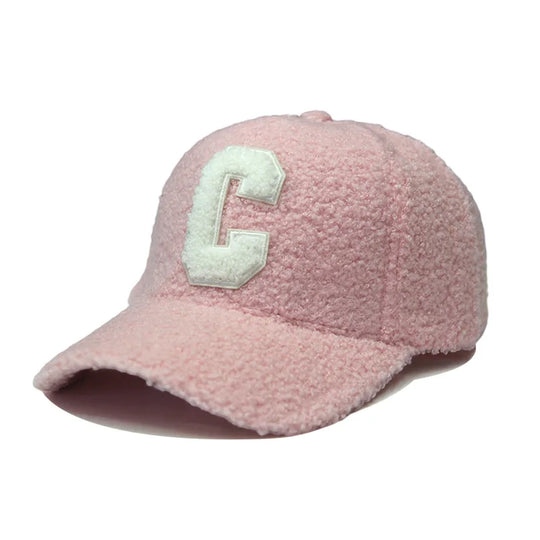 Lambswool “C” Embroidered Baseball Cap