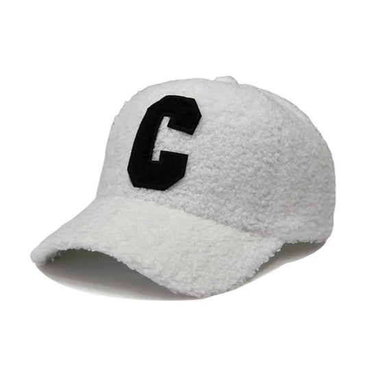Lambswool “C” Embroidered Baseball Cap
