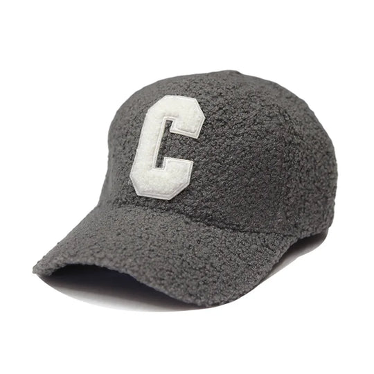 Lambswool “C” Embroidered Baseball Cap