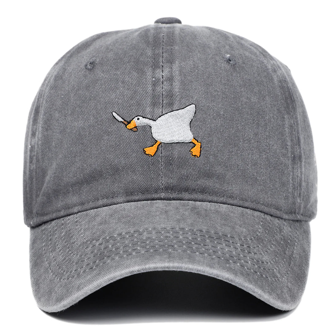 Goose Embroidered Baseball Cap