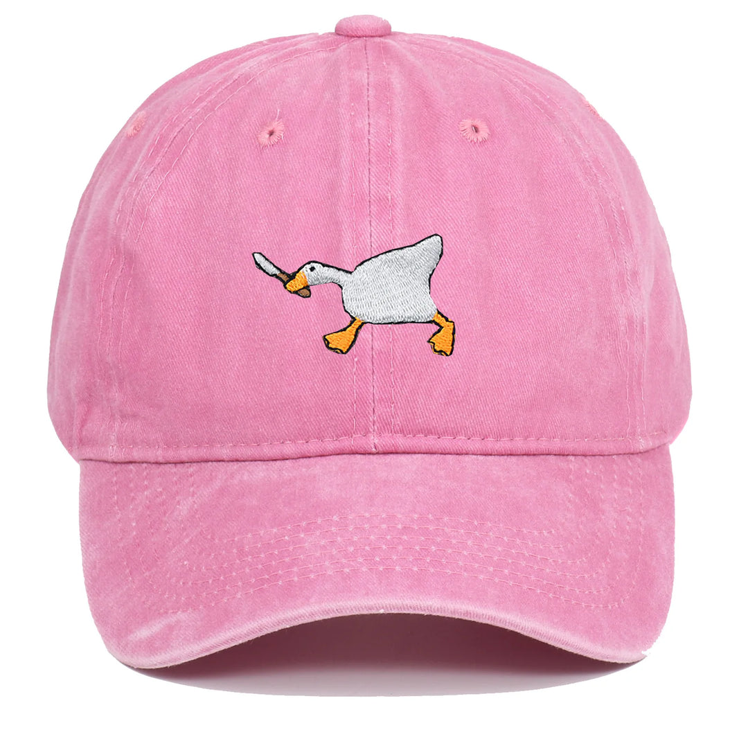 Goose Embroidered Baseball Cap