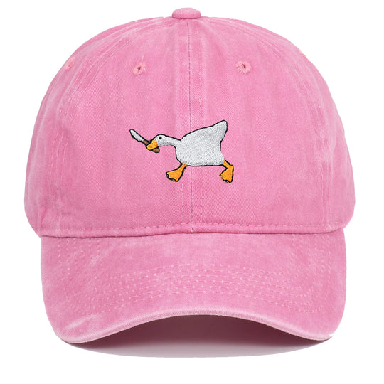 Goose Embroidered Baseball Cap