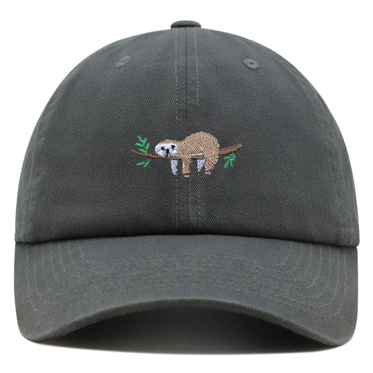 Cute Sloth Embroidered Dad Hat