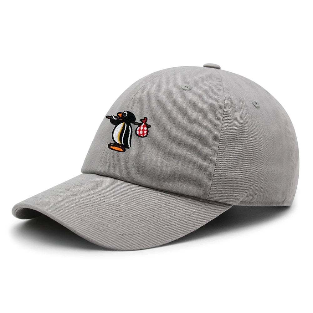 Cute Penguin Embroidered Dad Hat