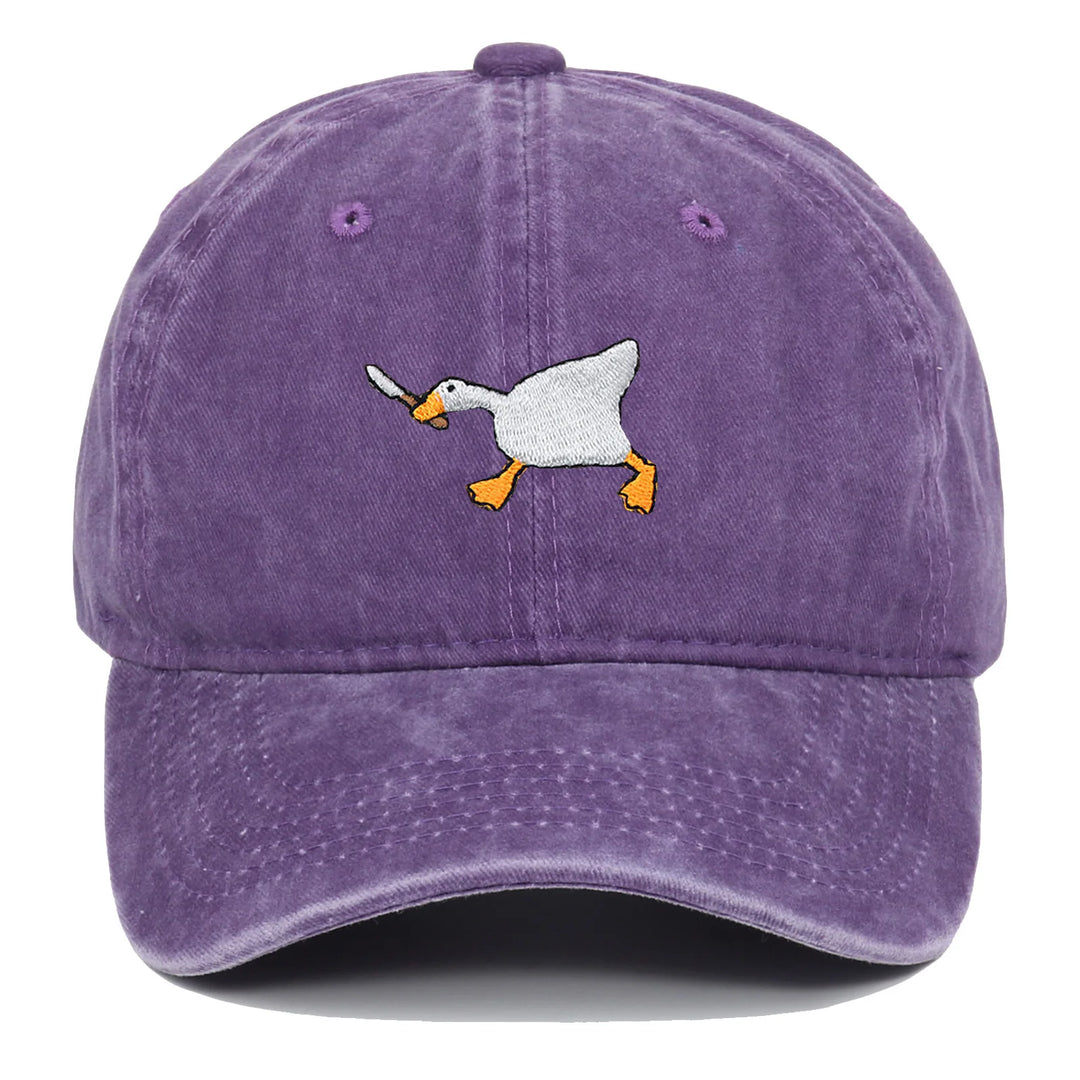 Goose Embroidered Baseball Cap