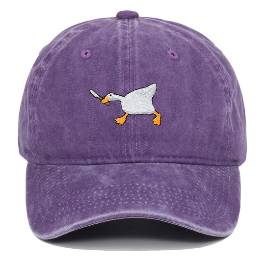 Goose Embroidered Baseball Cap