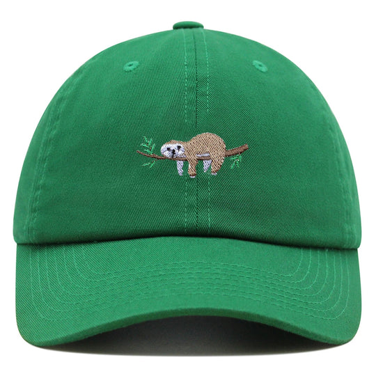 Cute Sloth Embroidered Dad Hat