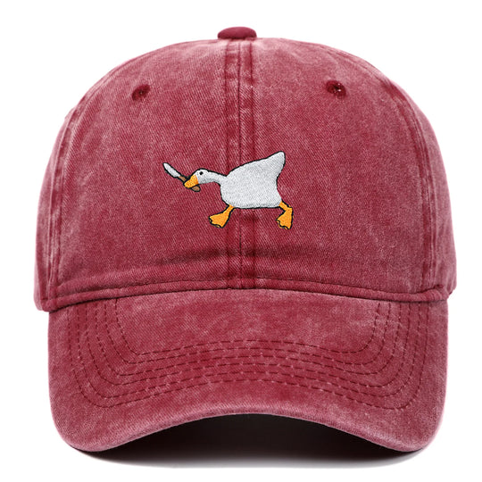 Goose Embroidered Baseball Cap