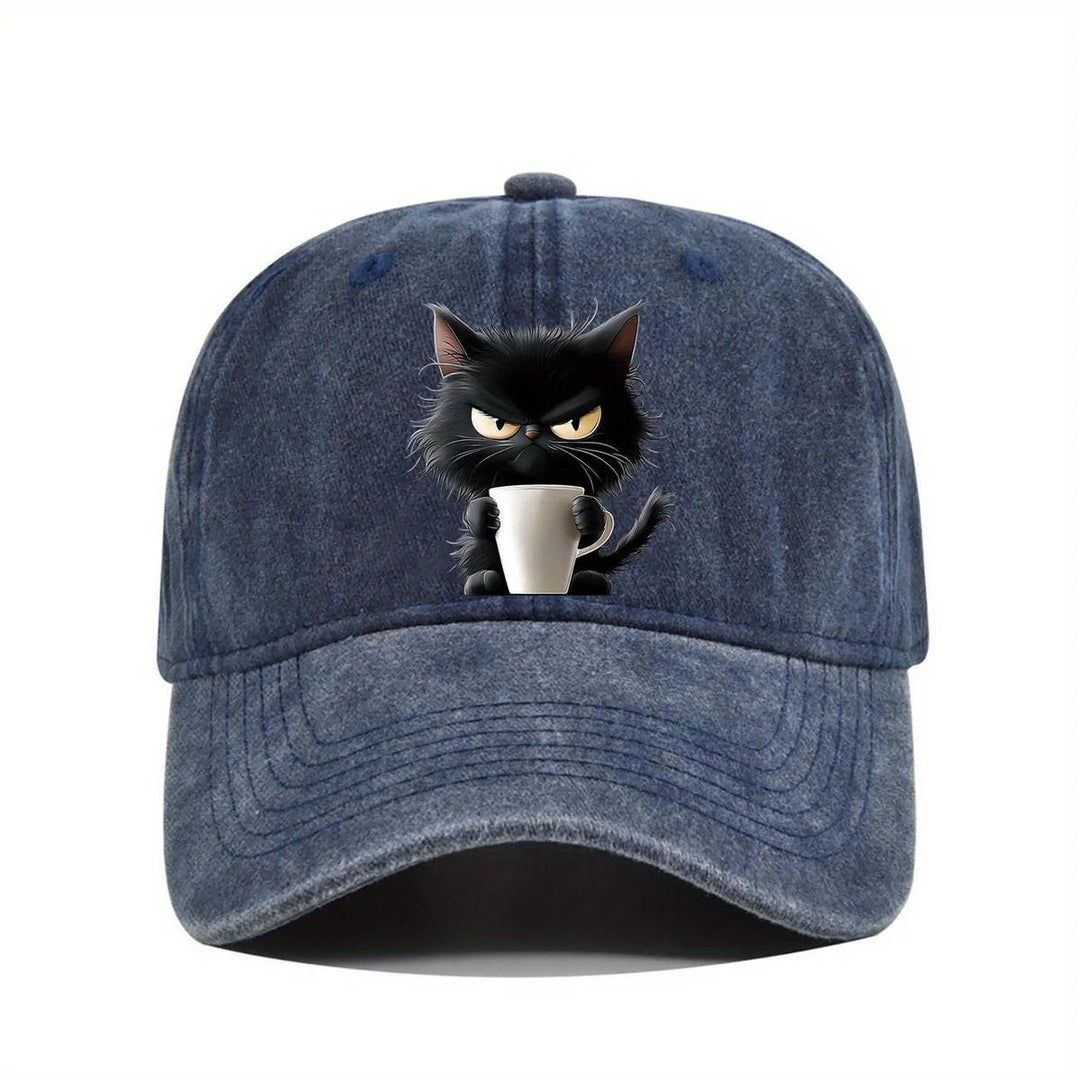Cute Cat Printed Baseball Cap