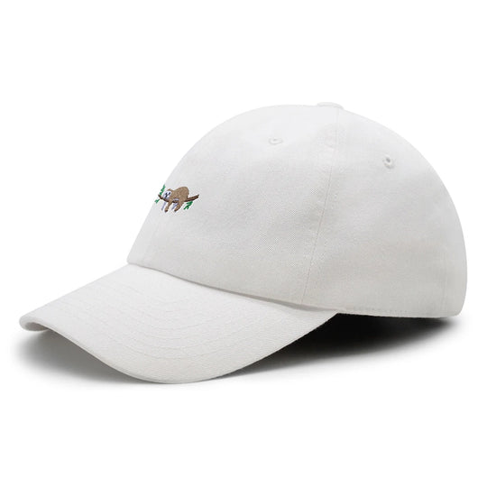Cute Sloth Embroidered Dad Hat