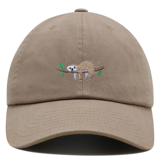 Cute Sloth Embroidered Dad Hat