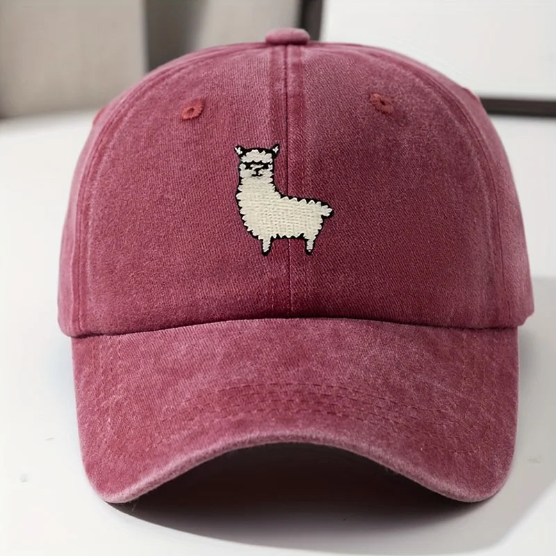 Cute Sheep Pattern Baseball Cap