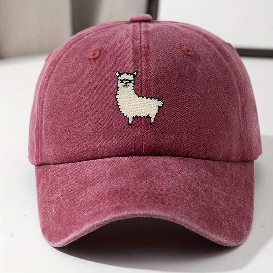 Cute Sheep Pattern Baseball Cap