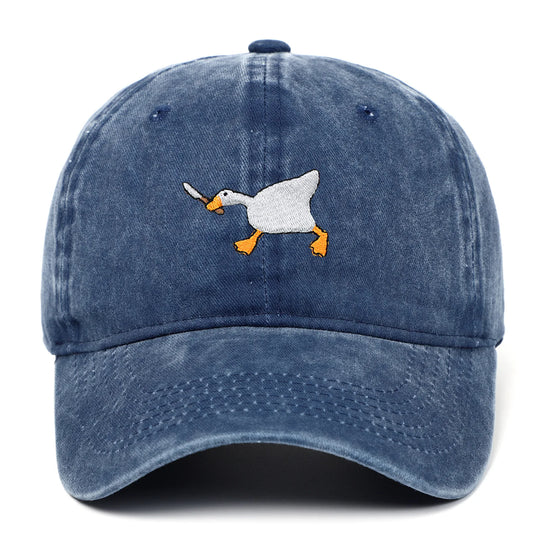 Goose Embroidered Baseball Cap