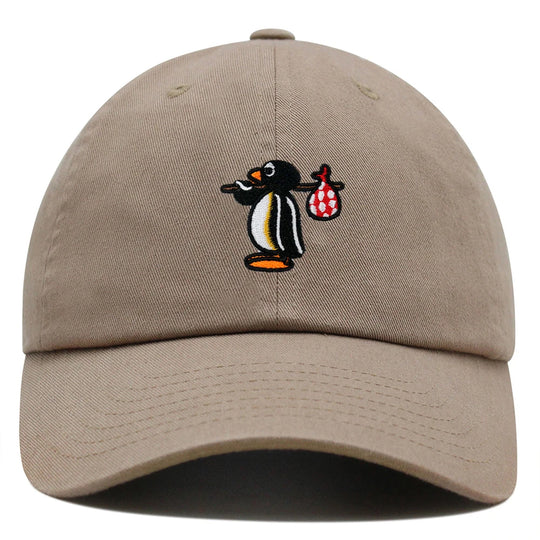 Cute Penguin Embroidered Dad Hat
