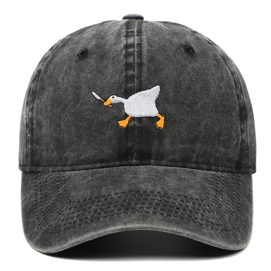 Goose Embroidered Baseball Cap