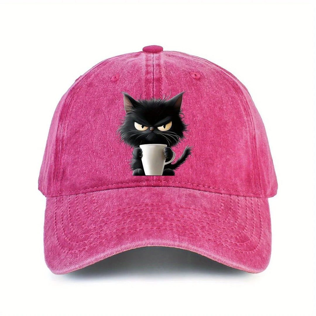 Cute Cat Printed Baseball Cap