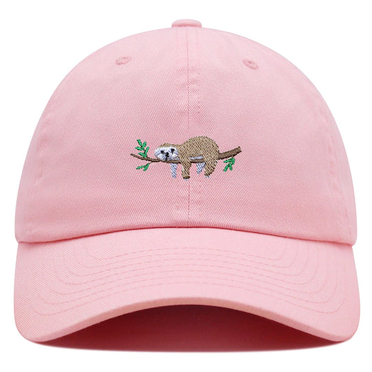 Cute Sloth Embroidered Dad Hat
