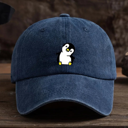 Cute Penguin Printed Baseball Hat