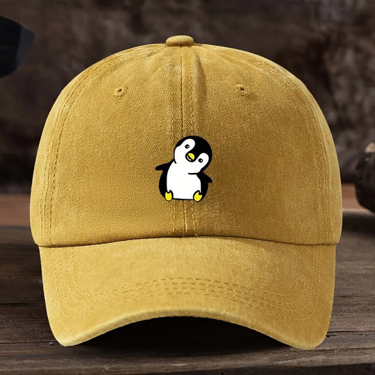 Cute Penguin Printed Baseball Hat