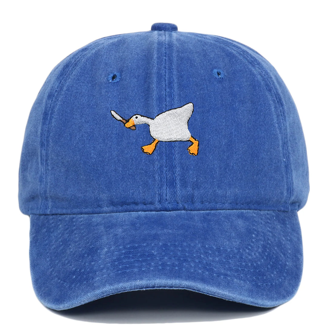 Goose Embroidered Baseball Cap