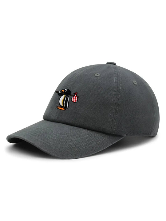 Cute Penguin Embroidered Dad Hat