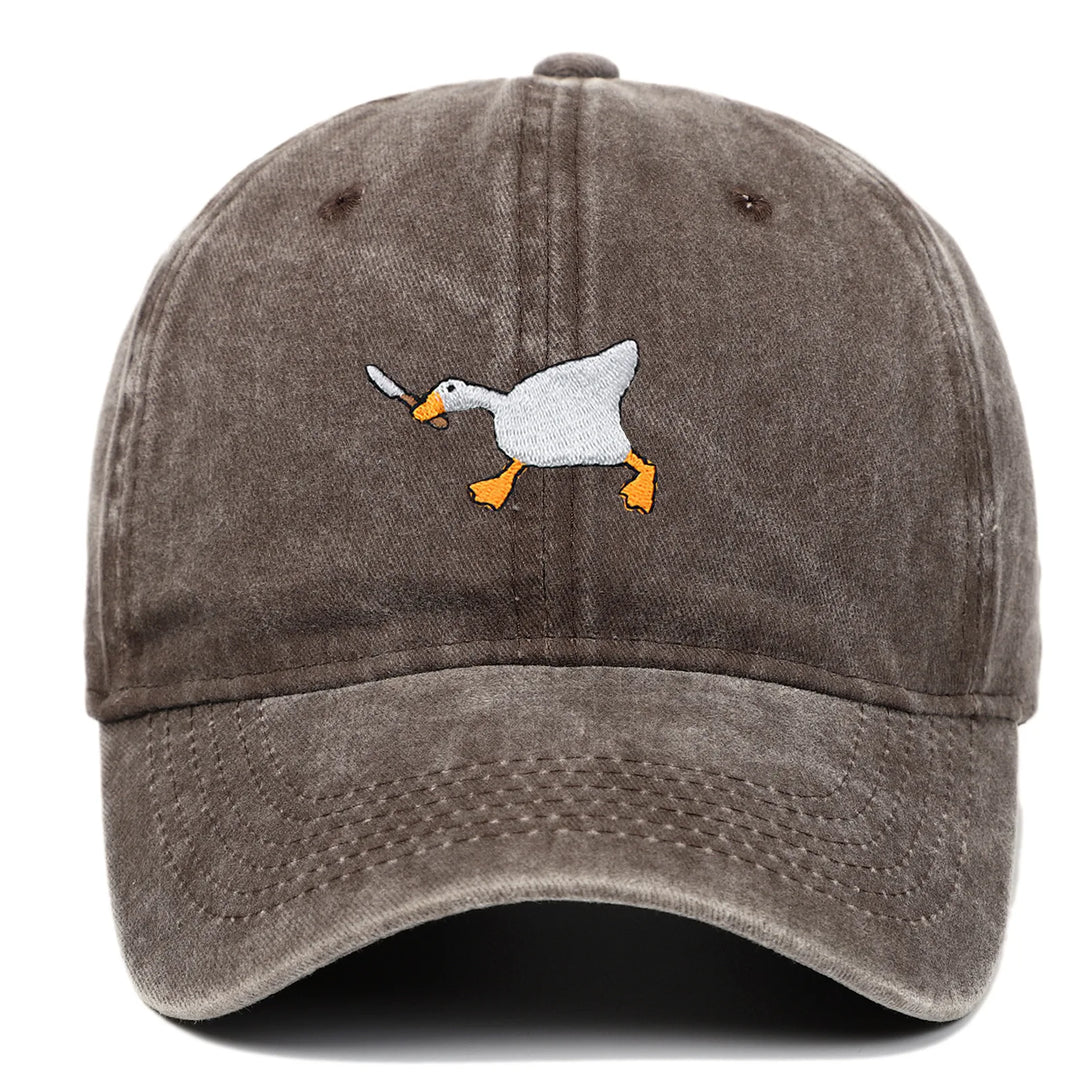 Goose Embroidered Baseball Cap