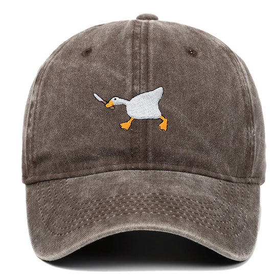 Goose Embroidered Baseball Cap