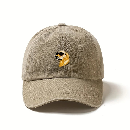 Golden Retriever Sunglasses Baseball Cap