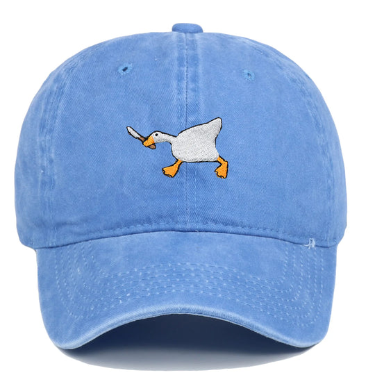 Goose Embroidered Baseball Cap