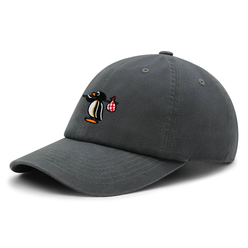 Cute Penguin Embroidered Dad Hat