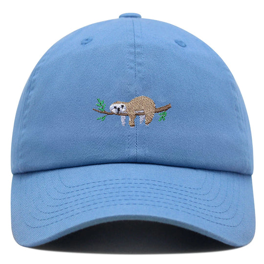 Cute Sloth Embroidered Dad Hat