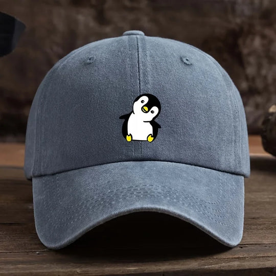 Cute Penguin Printed Baseball Hat