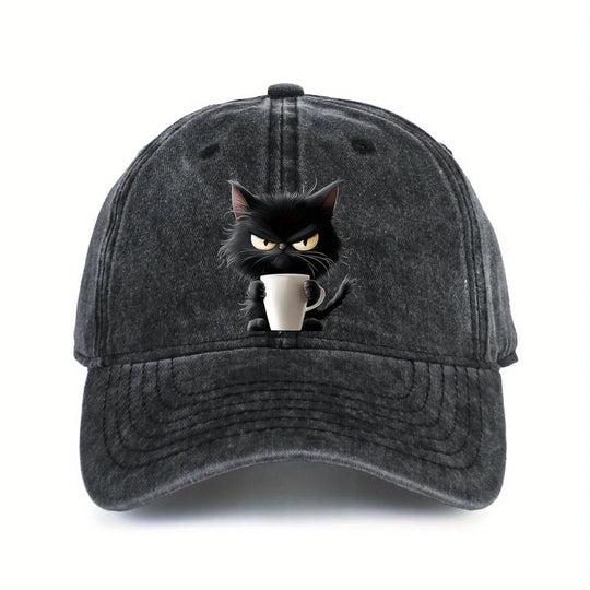 Cute Cat Printed Baseball Cap