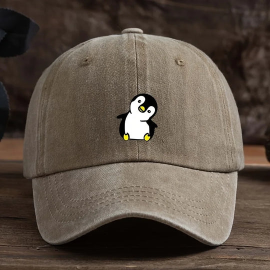 Cute Penguin Printed Baseball Hat